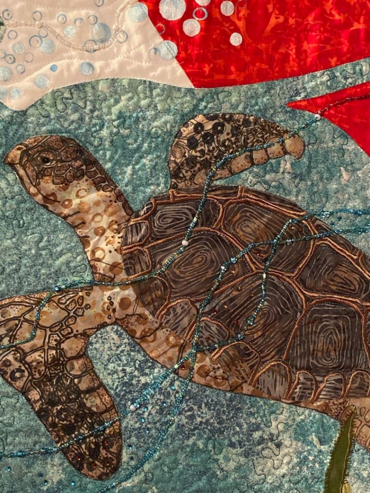 "Envision" by Sylvia Starr Clary - Detail 1